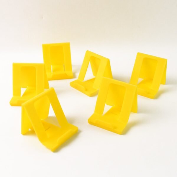 Adjustable Foldable Plastic Mobile Phone Stand (6 Pc / Mix Color)