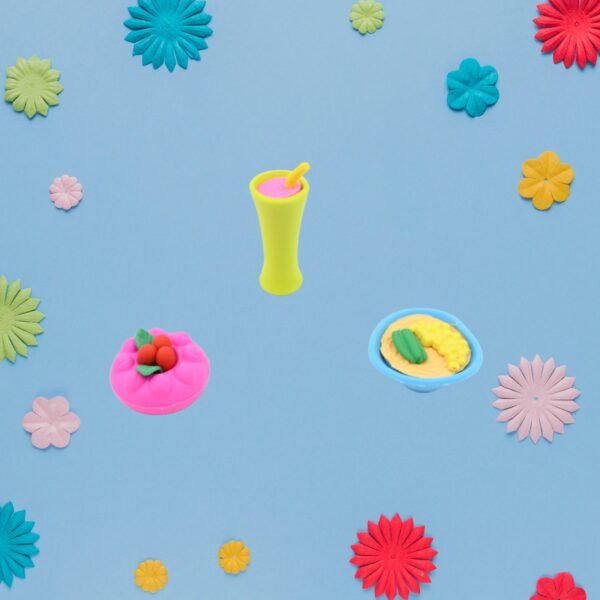 04_972dcb67-bc63-4b1a-8953-69d0628f394d.jpg 3D Mix Design Fancy & Stylish Colorful Erasers (1 Set)