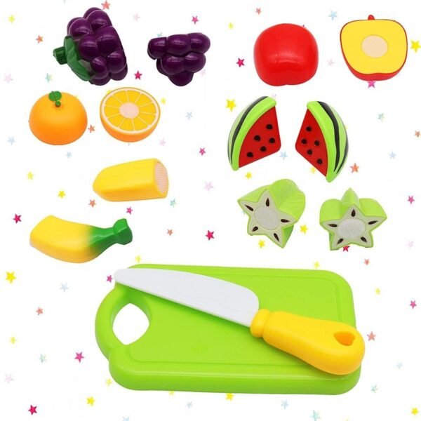 Plastic Fruits N Veggies Exclusive Collection of Realistic Sliceable Fruits