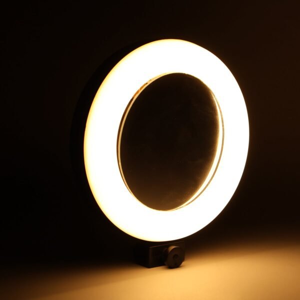 Rechargeable LED Makeup Mirror with Ring Light (1 Pc)