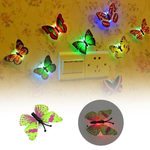 Butterfly 3D Night Lamp – 3D Illusion LED Lamp for Room & Decor (Pack of 50)