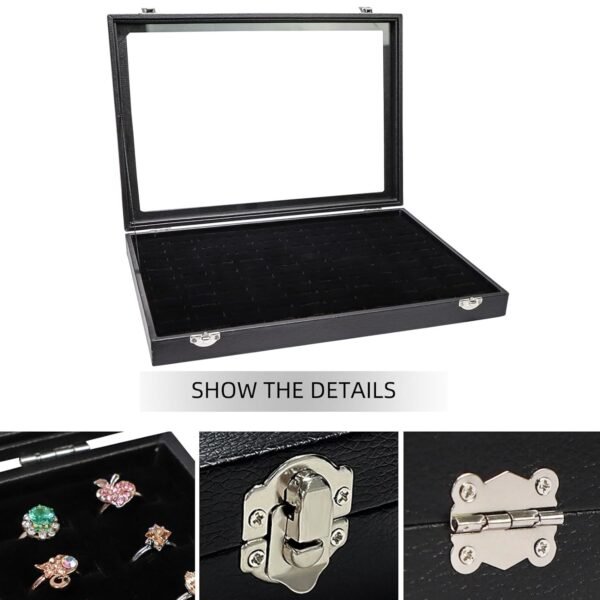 04_9a0ab95f-72bb-40ef-a699-bff876d26a7c.jpg Ring Holder Organizer Box, Jewelry Ring Display Case (35x24 CM)