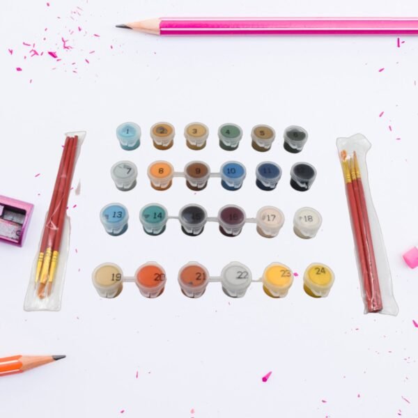 04_9c0d35ef-9dab-46f7-a889-2dca23534d98.jpg Paint by Numbers for Adults Beginner - Adults' Paint-by-Number Kits on Canvas - DIY Oil Painting by Numbers for Adults - 24 Number Color, 6 paintbrushes, pre-printed canvas (unframed) 40 cm x 50 cm