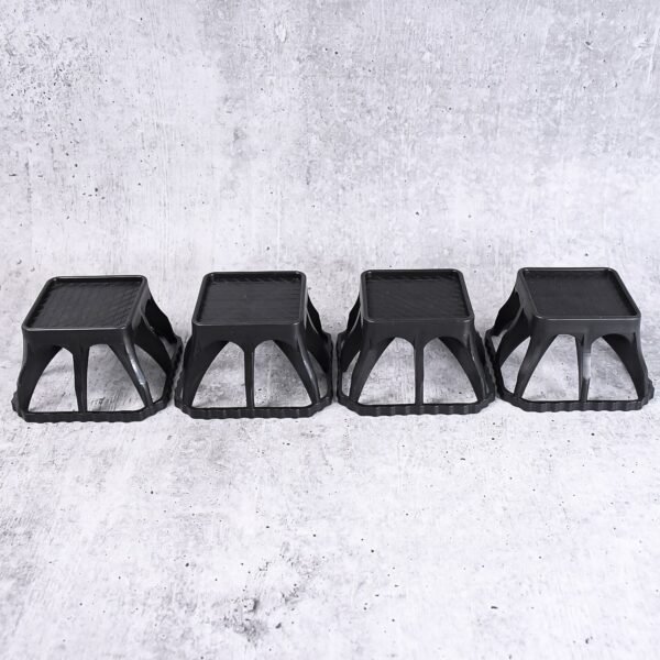 Multi-Purpose Plastic Washing Machine Stand (4 Pcs Set)