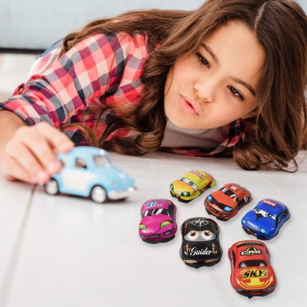 04_9ffca03a-5098-42f3-92d0-ec0cbb296d43.jpg Mini Pull Back Car & Aeroplane PVC Plastic Pull Back Car Cartoon Toys (12 Pcs Set)