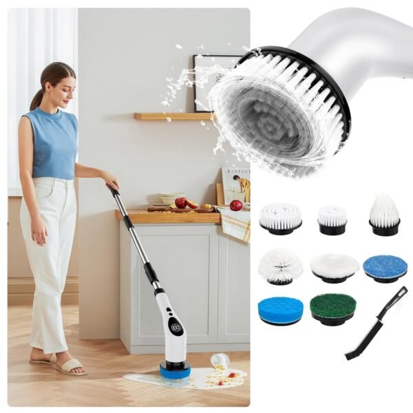 9-in-1 Electric Spin Scrubber - (1 Set)