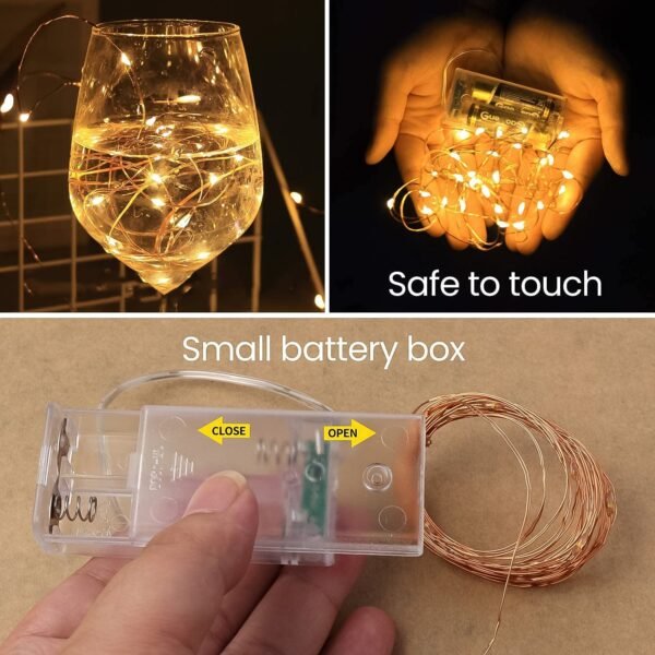 LED Flexible Wire Waterproof Lights (2AA Battery Operated, Battery not included)