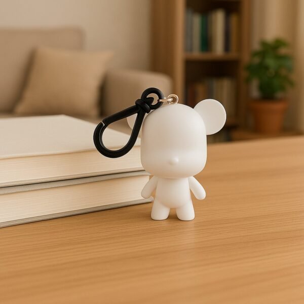 Cute Cartoon Bear Keychain (1 Pc)