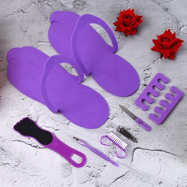 Personal Foot Care Tool Kit Pedicure Accessories Kit (9 Pcs Set)