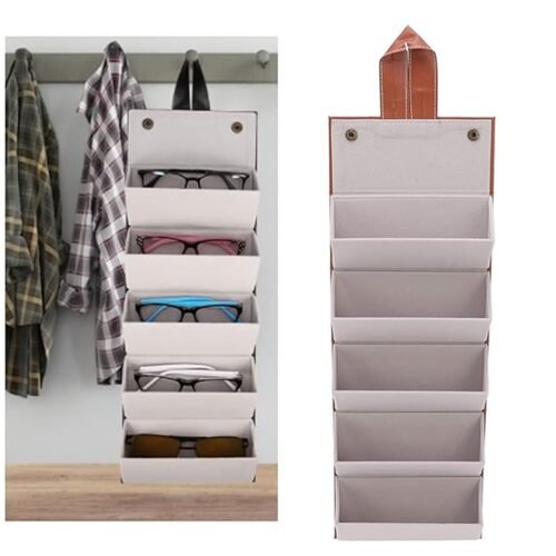 5 Slots Sunglasses Organizer Box, Glass Holder Box, spectacle case of sunglasses