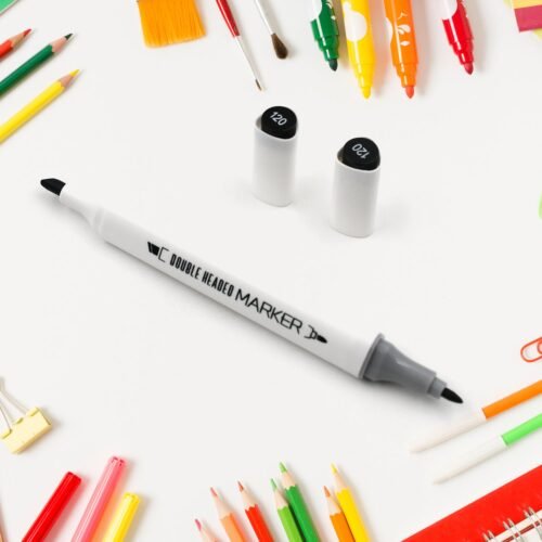 04_a43bb1ba-1488-42a5-9d18-589ca5f14b49.jpg 24-Color Double-Ended Art Markers Set for Kids & Adults (24 Pc)