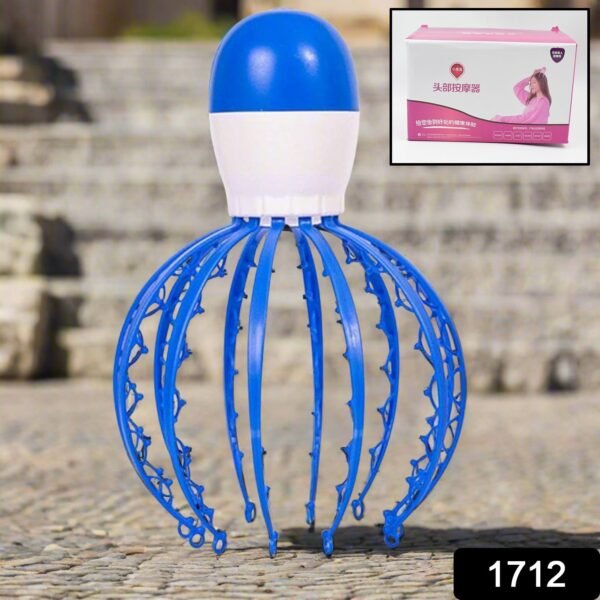 Electric Octopus Claw Scalp Massager (Not included battery / Mix Color)