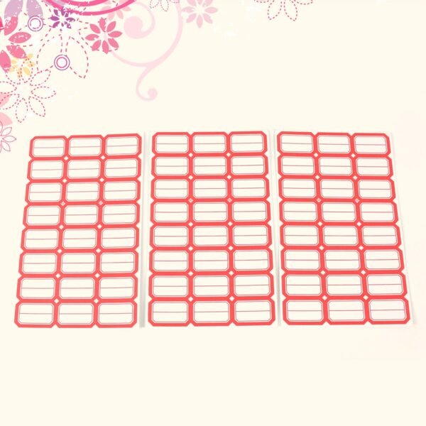 Multipurpose Blank Label Sticker Sheets (50 Sheet)
