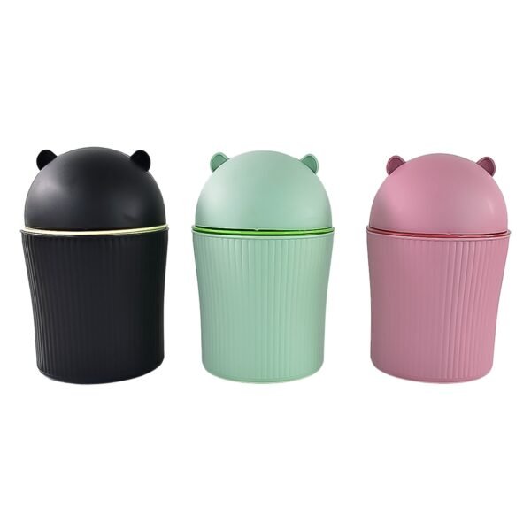 Apex Mini Tabletop Dustbin (1 Pc / 1200 ML / Mix Color)