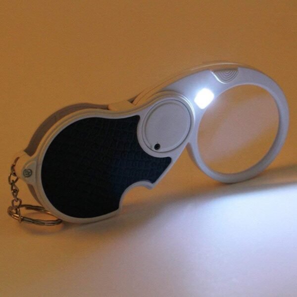 04_b865139e-9f1d-4c2b-9cf2-ff922da7f171.jpg Double-Magnification Led Magnifiers Light Folding Keychain (1 Pc / Mix Color)
