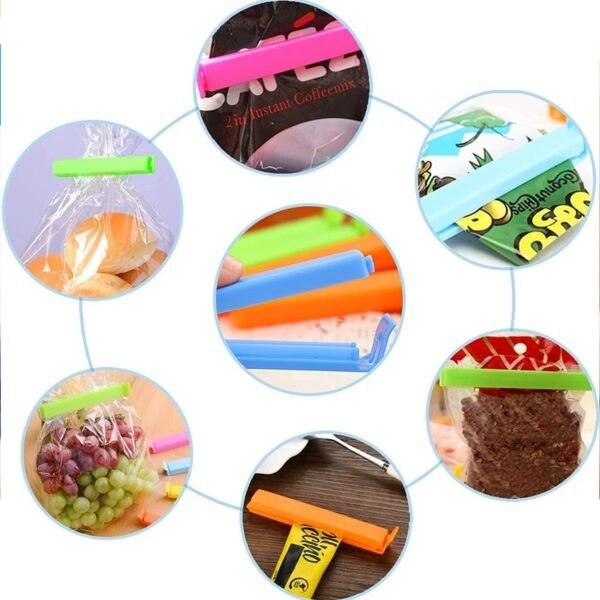 Food Bag Clip Sealer – Airtight Plastic Clips Snacks, Kitchen & Camping (18 Pc Set)