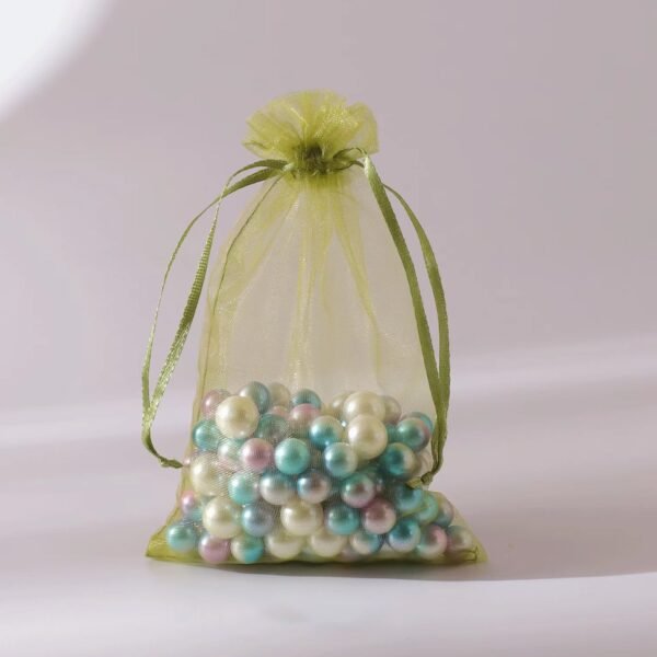 Small Potli Gift Bags, Small Mesh Bags Drawstring Gift Bags (1Pc / 12×10 Cm)