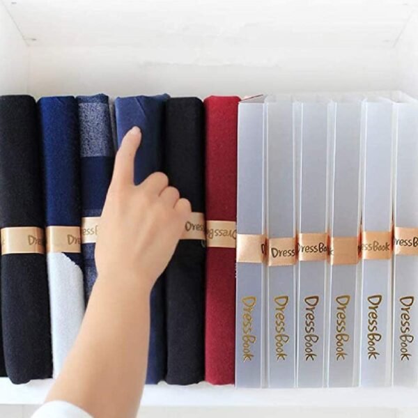 DressBook T-Shirt Folder – Soft Bendable Clothes Folding Board Organizer (5 Pcs)