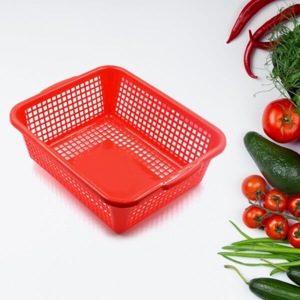 Plastic 3 Pieces Kitchen Large Dish Rack Drainer Vegetables Fruits Washing Basket