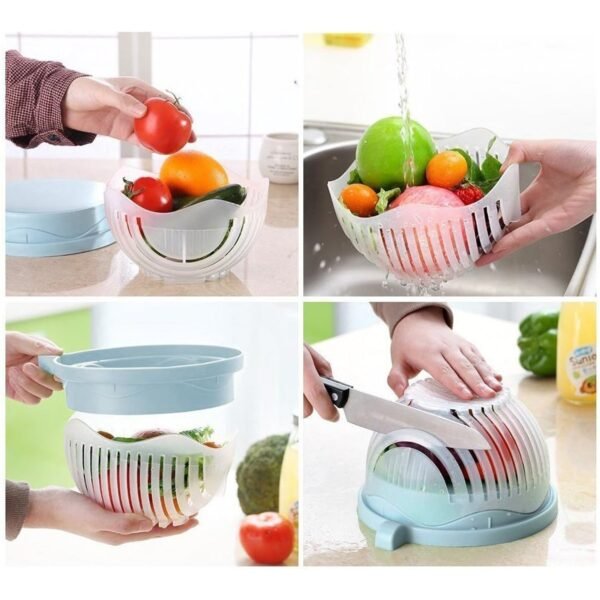 04_be02a321-43c3-472f-86eb-dc6cb9f8e6d9.jpg Plastic 60 Seconds Salad Cutter Salad Maker Salad Bow (1 Pc)