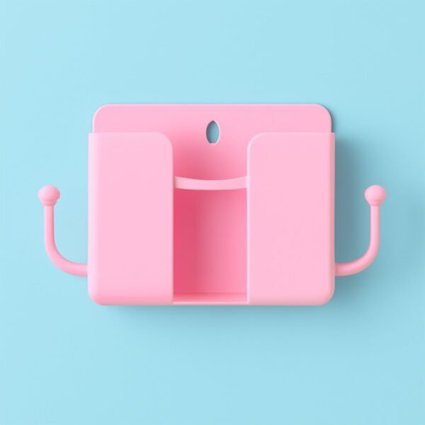 04_be2aa8a7-07e5-4856-bc14-6a1d37076e3c.jpg 1 Pc Blue Wall mount Mobile Stand With Hook