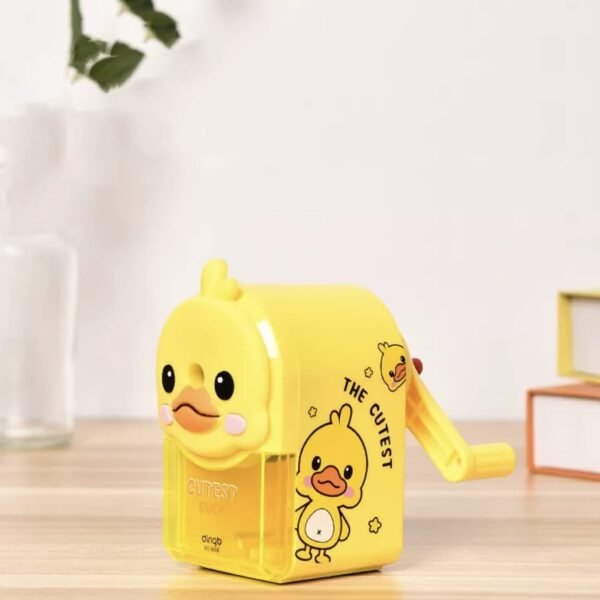 04_bf722229-863e-4af4-be3f-563f113744db.jpg Plastic Cutest Duck Pencil Sharpener (1 Pc)