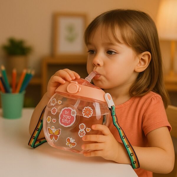 04_bottle_b4281a69-3fd8-4b11-a004-e2678b2d1331.jpg Round Belly Shape Kids Water Bottle (400Ml / 1 Set )