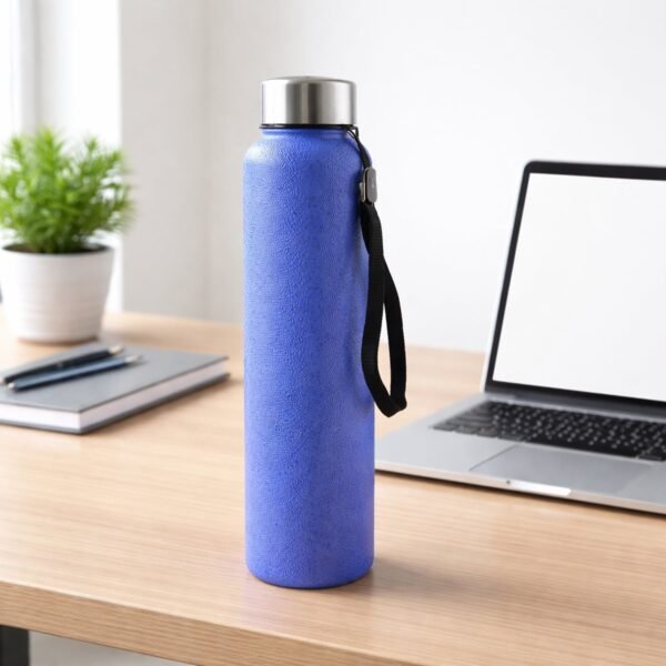 Classic Stainless Steel Water Bottle Blue Color (1000 ML, 1 Pc)