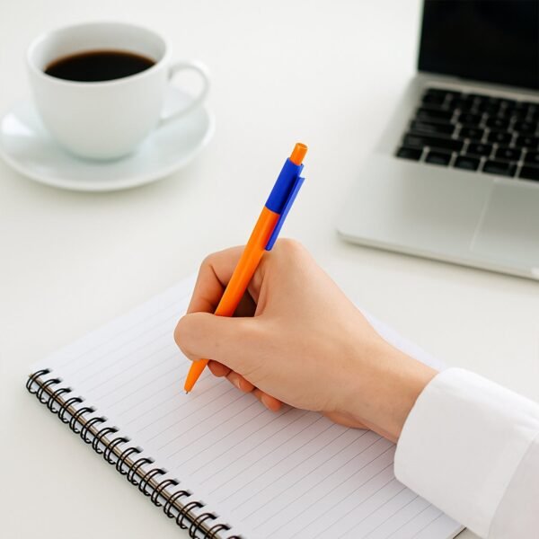 Retractable Ball Pen – Smooth Writing Click Pen with Blue Ink - (60 Pc / Set)