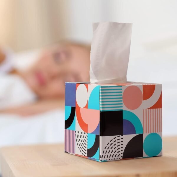 Tissues Cube Box – and Practical Tissue Holder for Home & Office (50 Pcs Set)