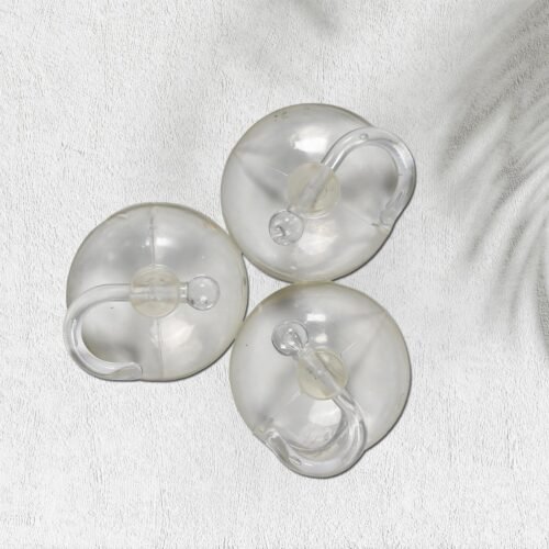 Transparent Rubber Vacuum Hangers for Bathroom, Kitchen, and Wall