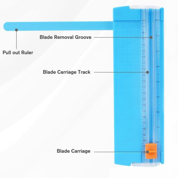 Paper Cutter, A5 Mini Paper Cutter, Portable Paper Cutting Machine (1 Pc / Mix Color)