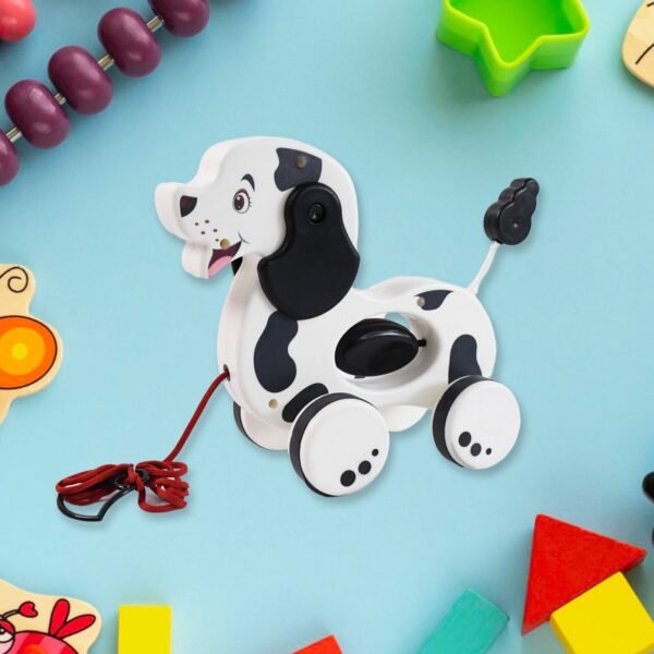Dog Pull Along Toddler Toy with Attractive Design (1 Pc)