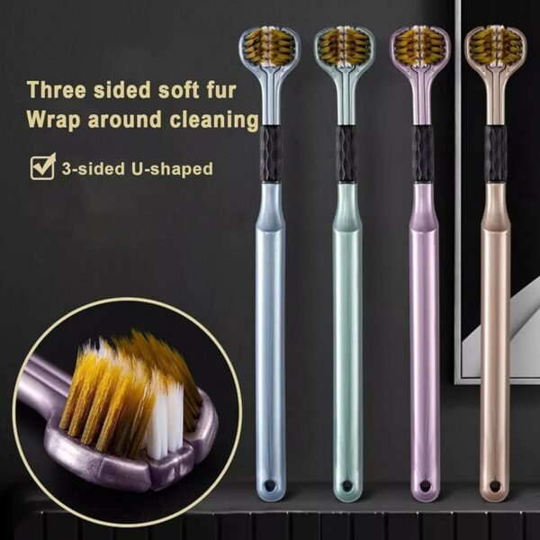 04_c7147f39-81e5-43f7-9f56-d2af6baedb72.jpg 3 Sided Toothbrush, Soft Bristle Toothbrush (2 Pc Set)