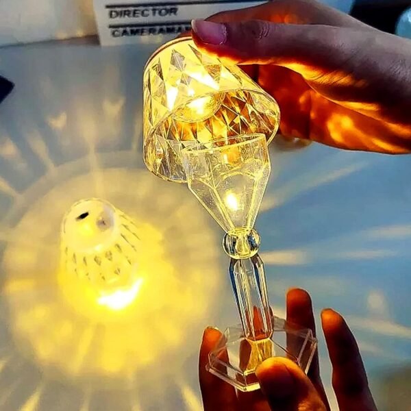 LED Table Lamp Mini Projection Lamp for Night Light, Diwali (1 Pc)