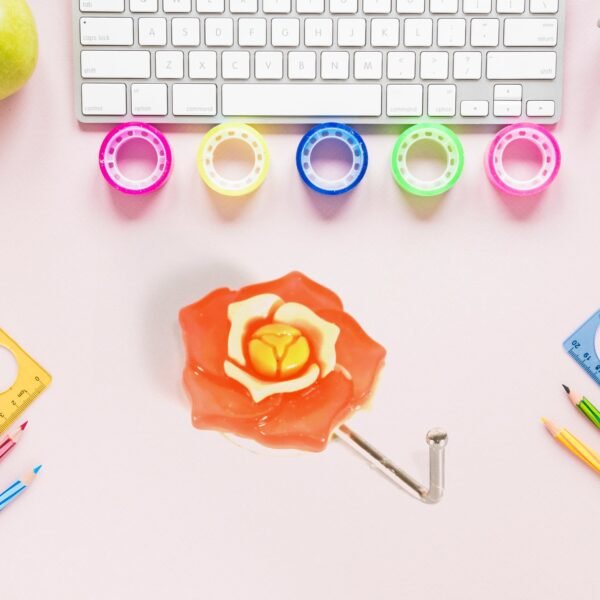 Multipurpose Self Adhesive Wall Hook – Load Capacity Up to 1 Kg (Mix Design / 1 Pc)