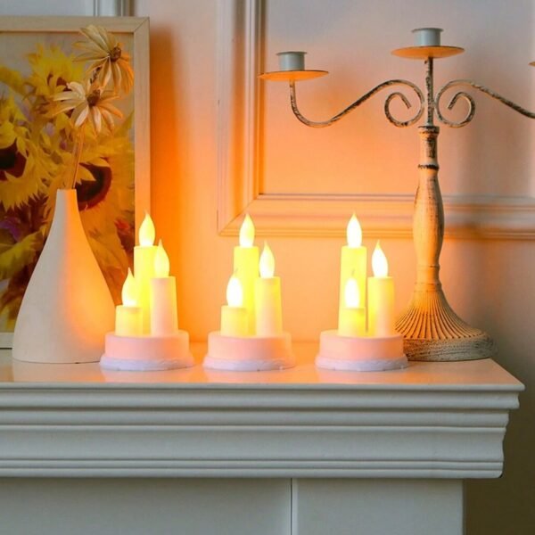 04_d2d17c6e-91ad-41ac-a0ae-666bf29f7497.jpg LED Taper Candles, Diwali (1 Pc)