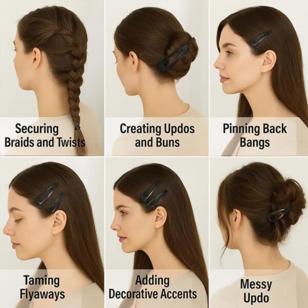 04_d2dd1ef9-875e-468b-b12c-9fba7d34284f.jpg Metal Hair Clips Set (10 Pcs Set), Hair accessories