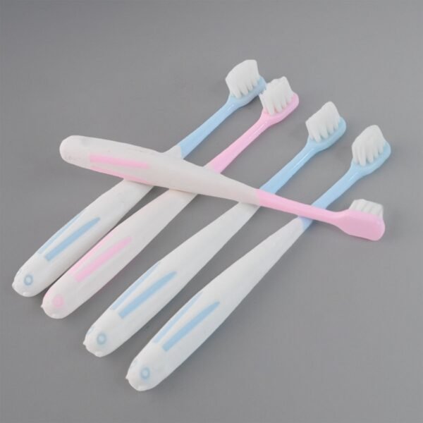Multipurpose Travel-Friendly Toothbrush Holder with 5 Soft Bristle Toothbrushes