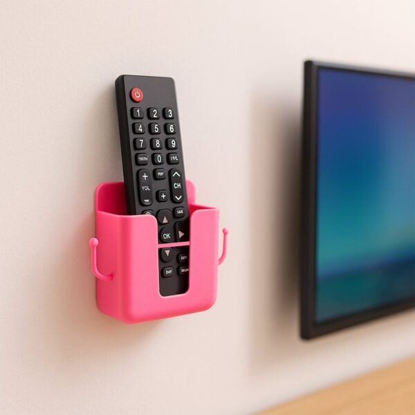 04_d4d24eec-7c62-4f7d-8f52-1aa0c9634713.jpg Wall Mounted Remote Storage Box with Side Hooks (4 Pcs Set)