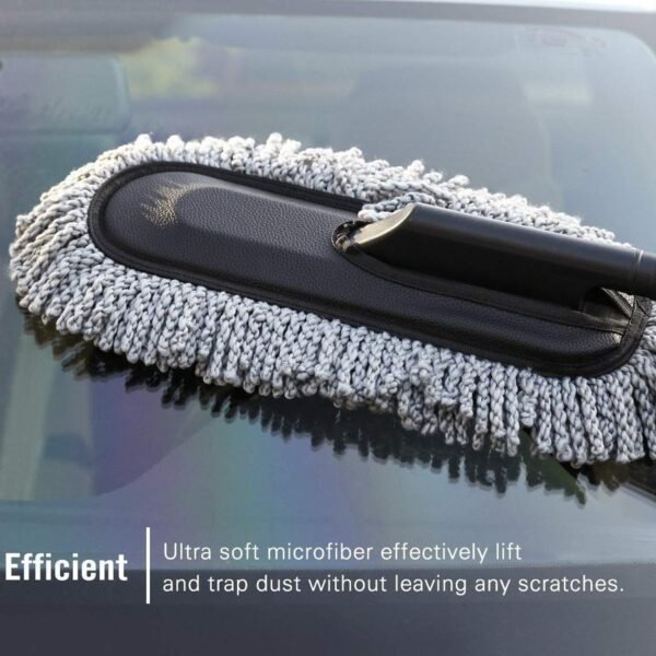 Car Dust Brush – Gentle Cleaning Tool for Interior & Exterior, Car Duster (1 Pc)