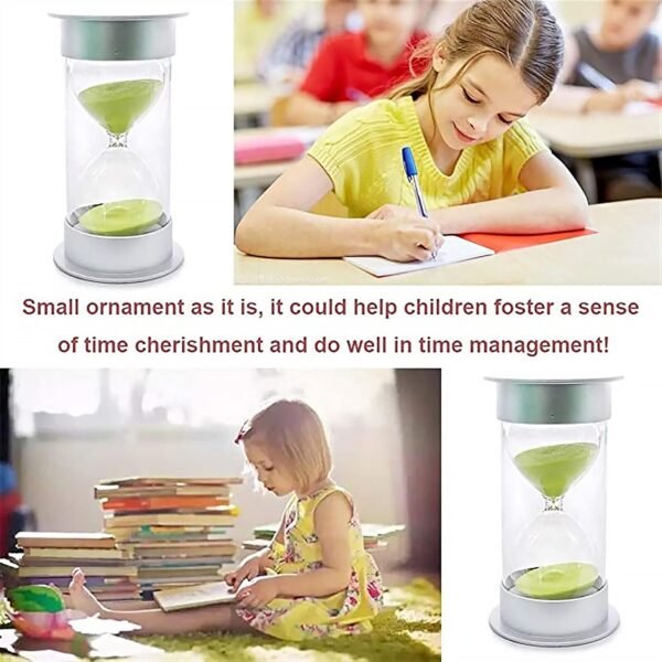 04_d720a4a6-479b-4fec-8ace-cd401dbc1957.jpg 45-Minute Green Sand Timer – Hourglass Time Management Tool (Color: Green)