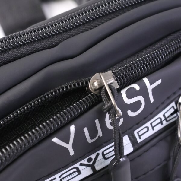 04_d91ce837-ec1e-43f6-9ae6-713fee2b9c75.jpg Stylish Multi-Pocket Black Waist Bag / Fanny Pack (1 Pc / Mix Design)