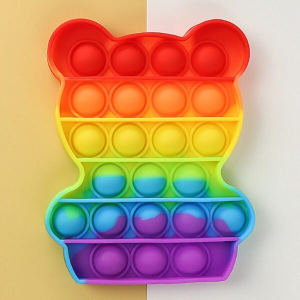 Bear  It Fidget Toys  Stress Relief Rainbow Toy ( 1 pcs )