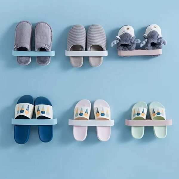 04_dbf38682-8ee0-48b8-937d-5e1f5c69ed99.jpg Bathroom Towel Slipper Hanging Rack Self Adhesive Wall Mounted (1 Pc)