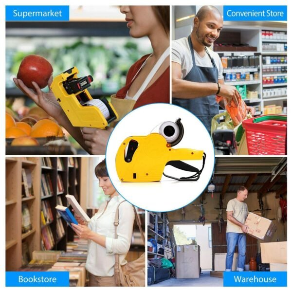 Price Tag Gun - Departmental Store Labeler for Retail & Market Use