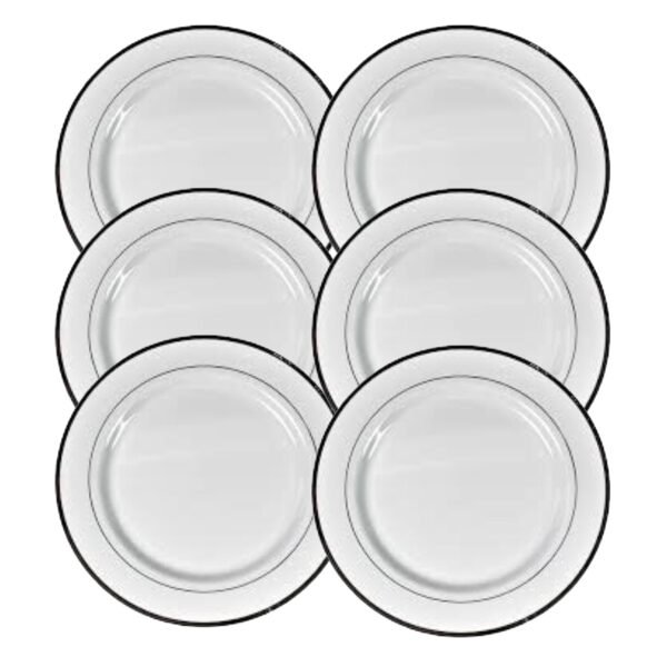 04_debe39a4-6170-46ef-bdb8-b6f0f6de6a96.jpg Round Plastic Dinner Plates Wedding Birthday Party Tableware Supplies (6 Pcs Set)