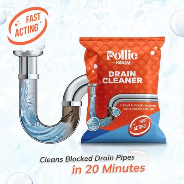 Pollic Kadam Powerful Drain Cleaner Sachet (50 Gm)