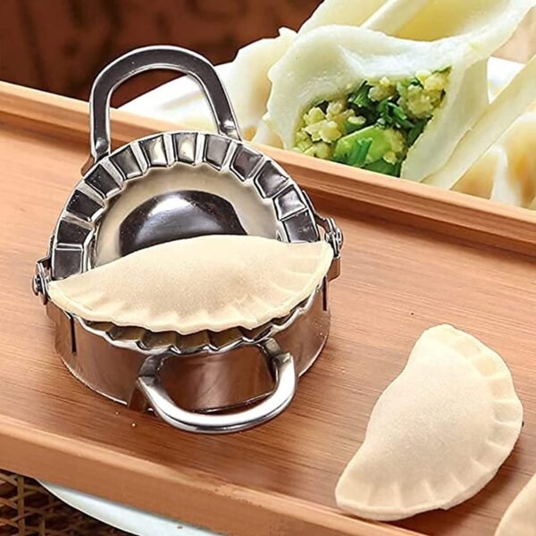 Stainless Steel Dumpling Maker, Ghughra maker, Dough Cutter Pie Mold Tool.