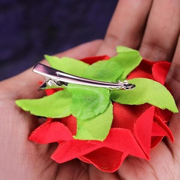 Colourful Flowing Flower Hair Pin (4 Pcs Set / Mix Color)